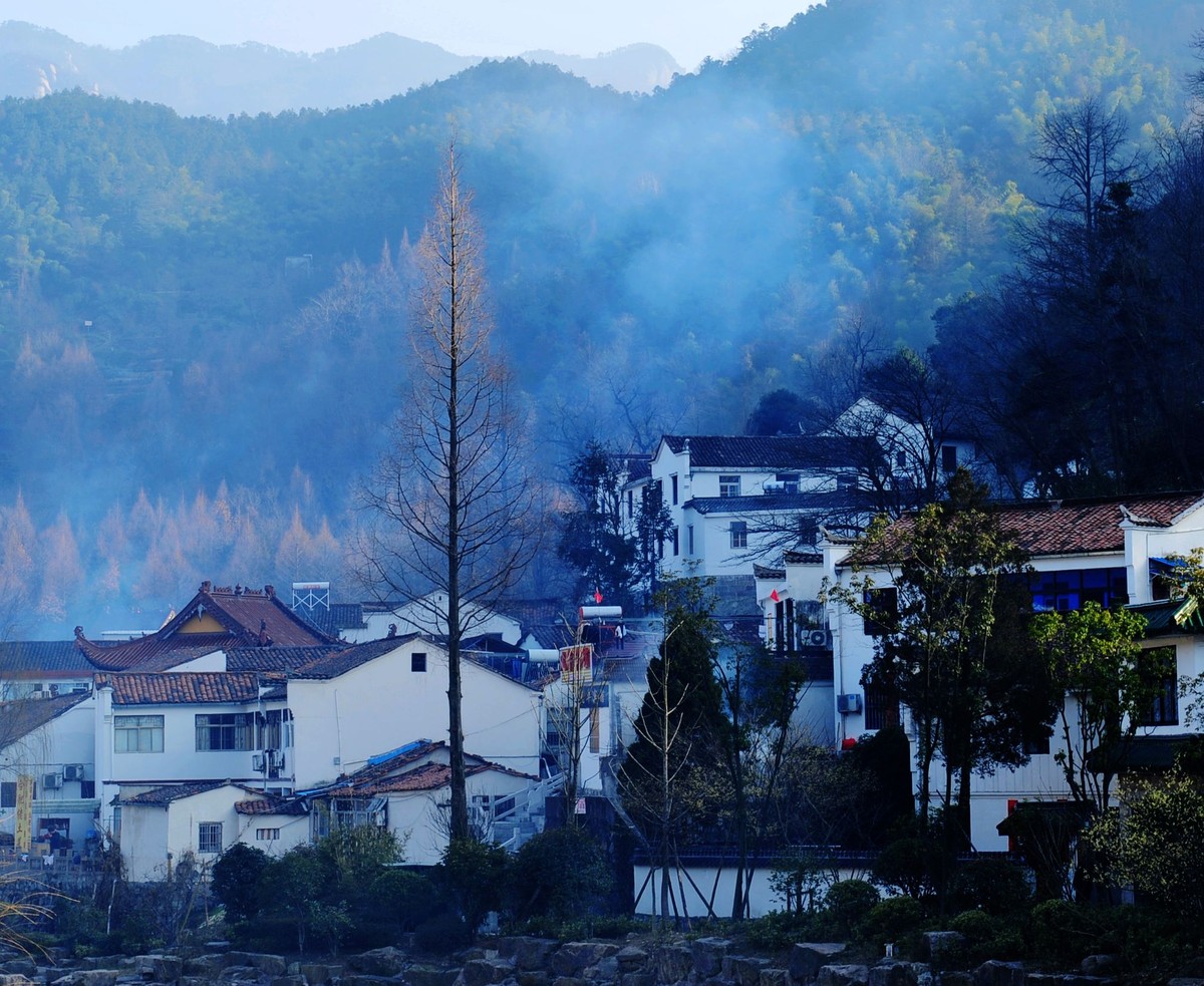 五大名山:九华山地藏菩萨道场风景图