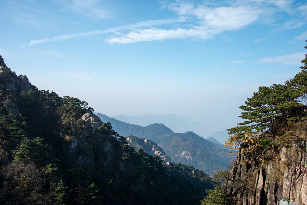 五大名山:九华山地藏菩萨道场风景图