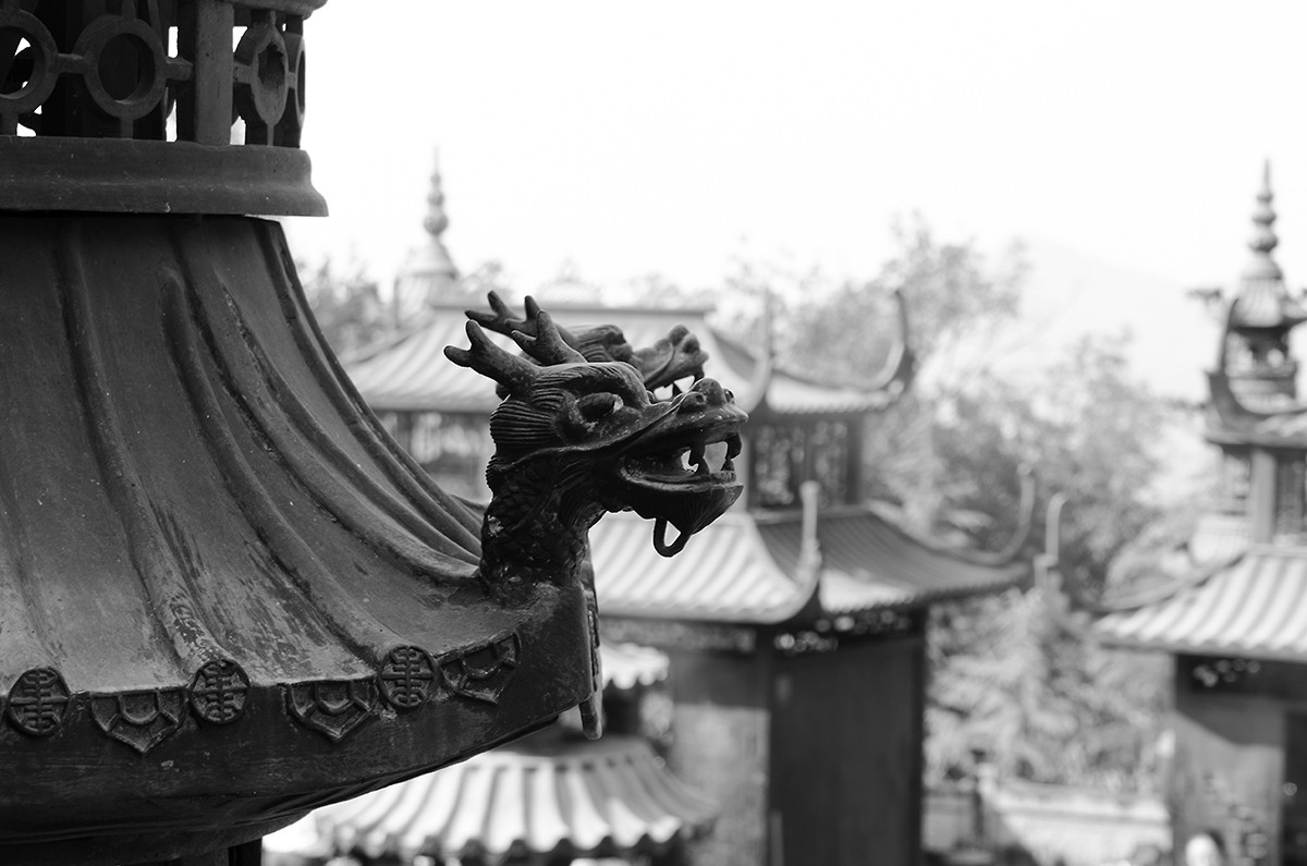 五大名山:九华山地藏菩萨道场风景图