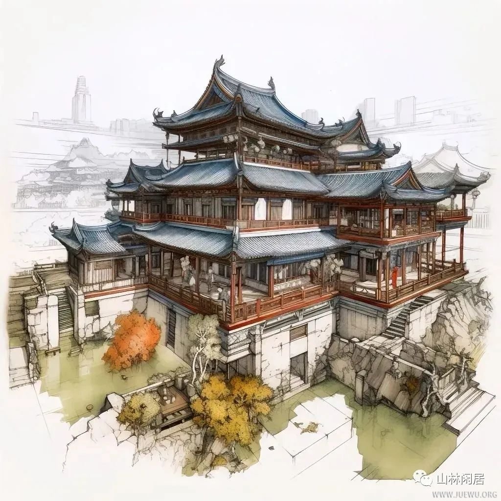 古建筑寺院楼阁图片赏析