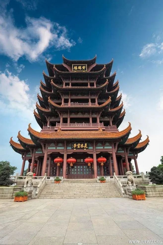 中国著名古建筑天下绝景黄鹤楼