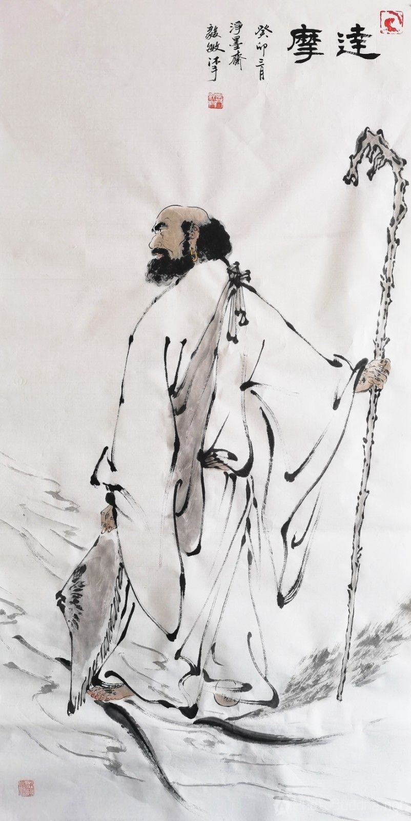 达摩祖师禅画