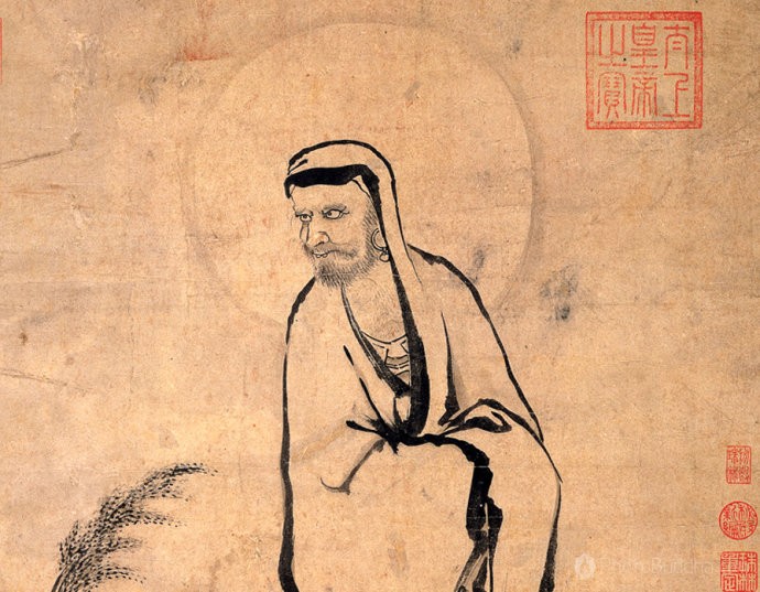 台北故宫佛教珍品《达摩图》